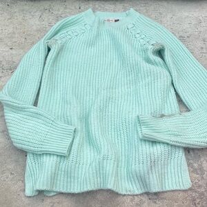 SO Women's Light Green Sweater